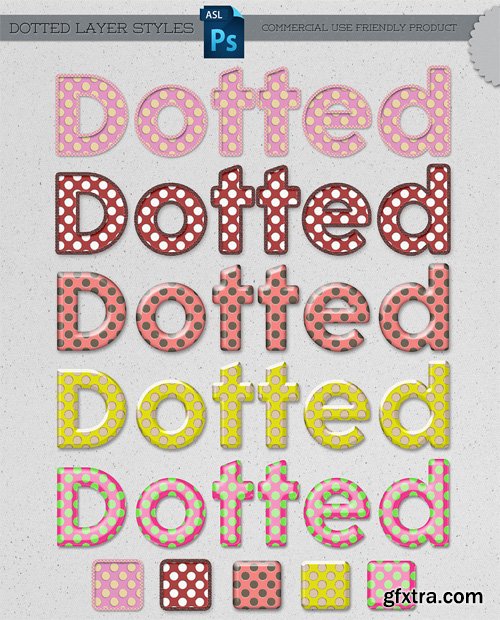 Dotted Photoshop Styles