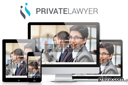 CreativeMarket - Private lawyer bootstrap theme