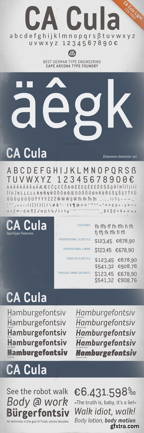 CA Cula Font Family $240