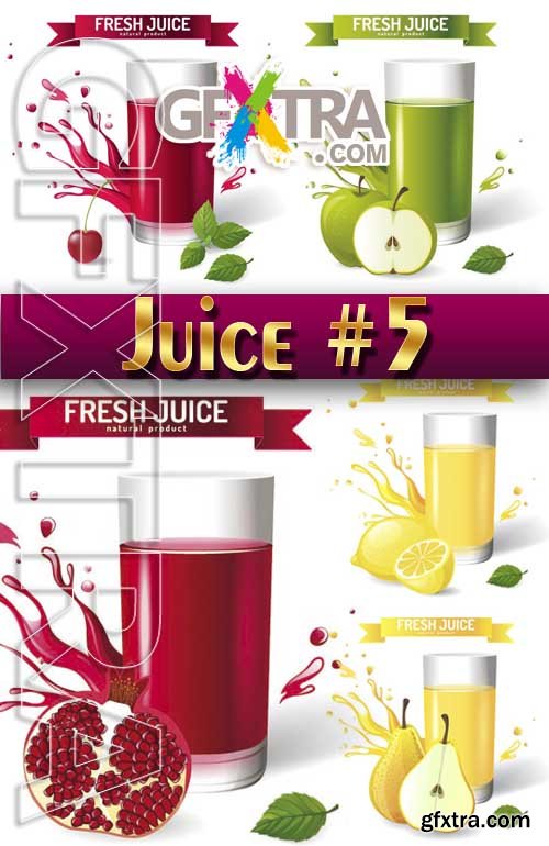 Juice #5 - Stock Vector