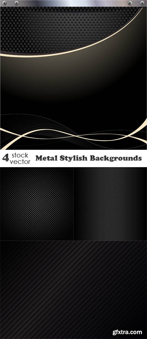 Vectors - Metal Stylish Backgrounds