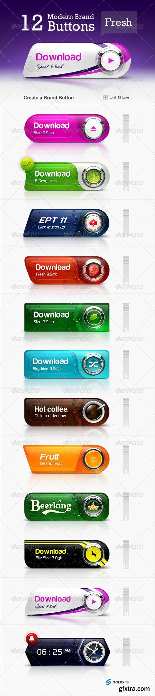 GraphicRiver - Brand Buttons - 4443375