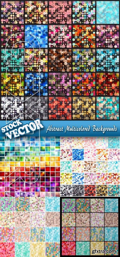 Stock Vector - Abstract Multicolored Backgrounds