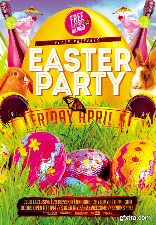 Easter Party - Flyer Template