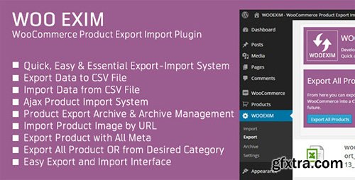 CodeCanyon - WOOEXIM v1.0 - WooCommerce Product Export Import Plugin
