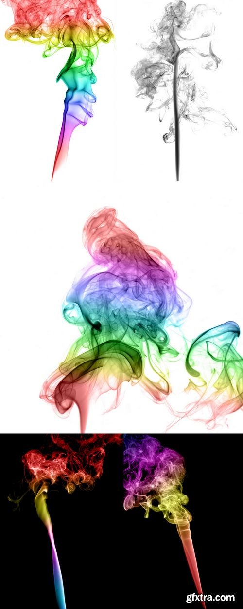 Stock Photos - Abstract Multicolored Smoke