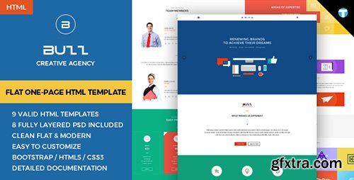 ThemeForest - Buzz - Flat Responsive Onepage HTML Site Template - RIP