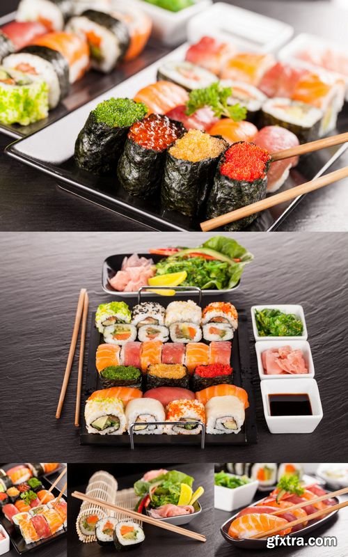 Stock Photos - Delicious Sushi Rolls