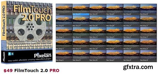 Pixelan FilmTouch v2.0 Pro for After Effects and Premiere Pro