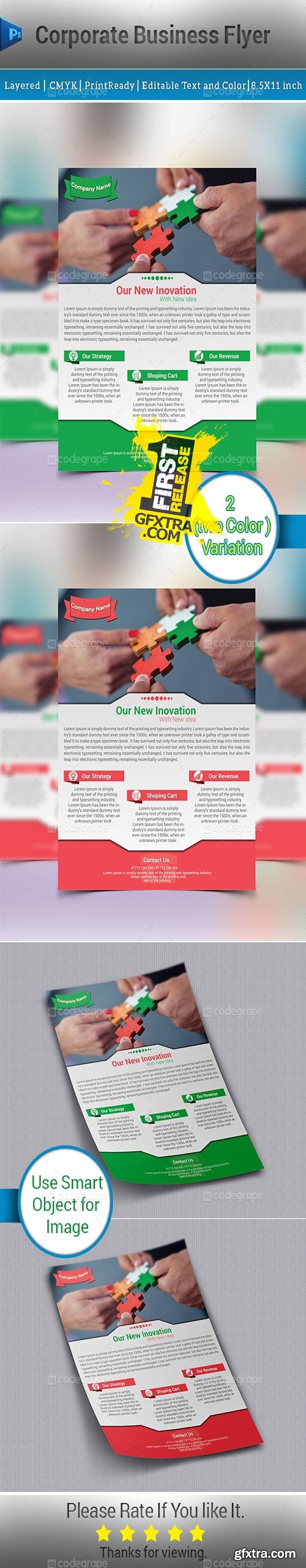 CodeGrape - Corporate Business Flyer (2 Colors) 5454