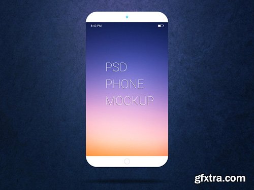 Smartphone PSD Mock-Up - Modern iPhone