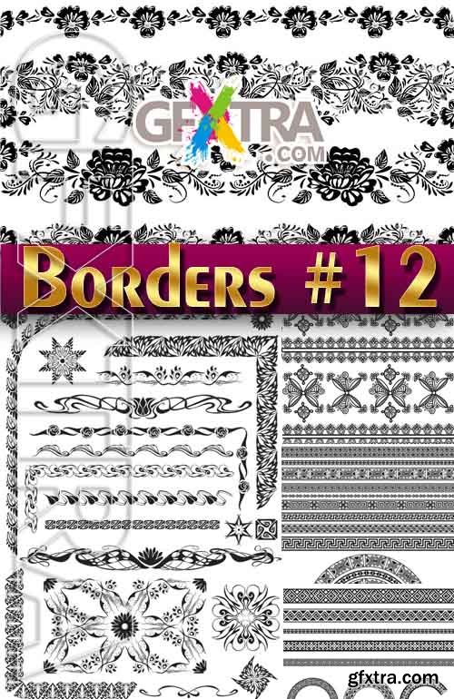 Vintage elements and borders #12 - Stock Vector