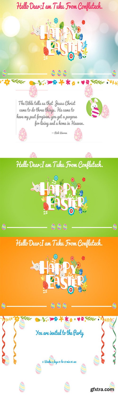 CM - Happy Easter- Web Design Template 219362