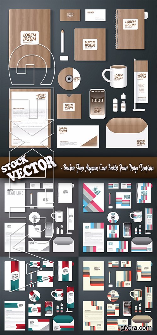 Stock Vector - Brochure Flyer Magazine Cover Booklet Poster Design Templates