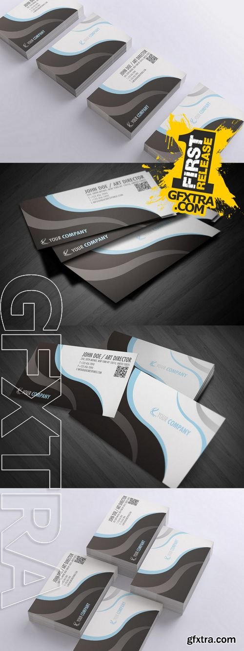 QR code business card design 03 - CM 221782