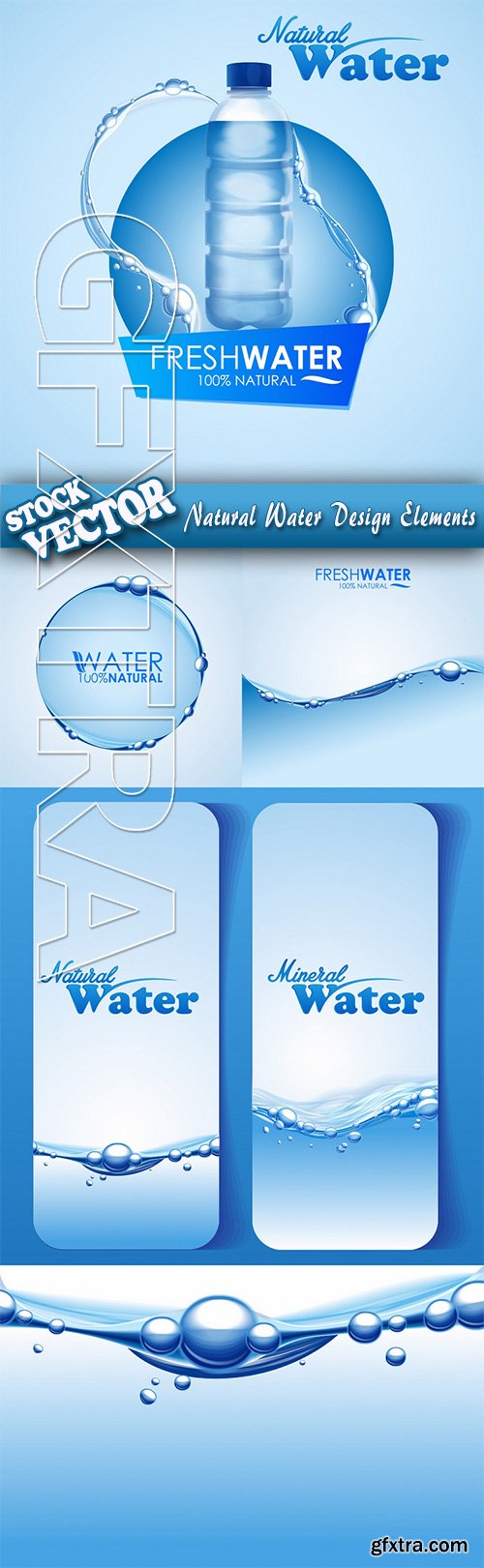 Stock Vector - Natural Water Design Elements