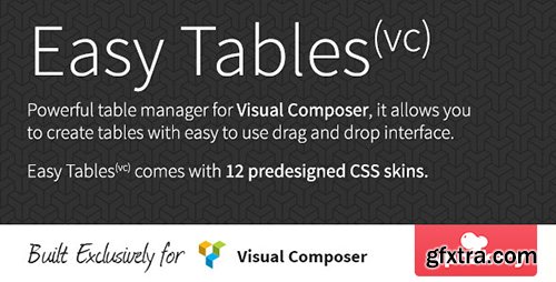CodeCanyon - Easy Tables v1.0.4 - Table Manager for Visual Composer