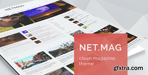 ThemeForest - NetMag v1.9.8 - Clean Review Magazine Theme