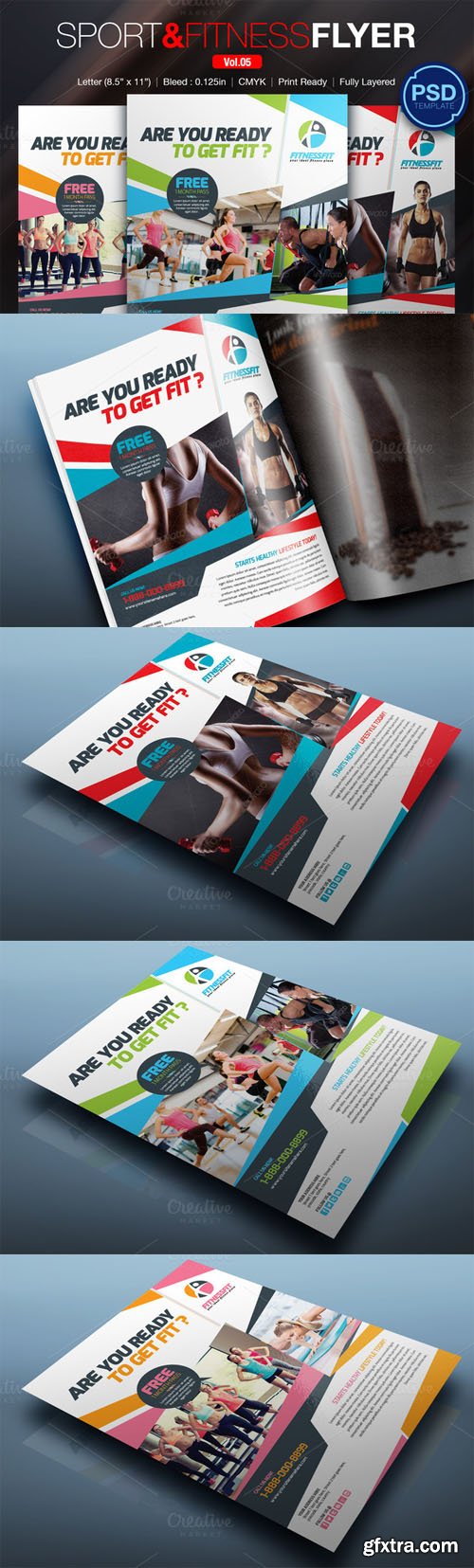 Sport & Fitness Flyer Vol.05 - CM 165117