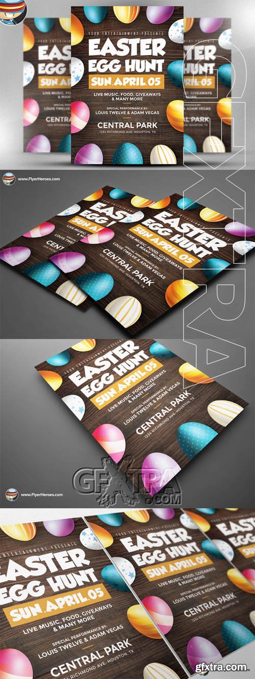 CM - Easter Egg Hunt Flyer Template