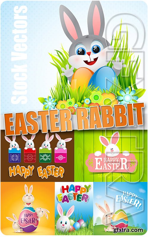 Easter rabbit - Stock Vectors