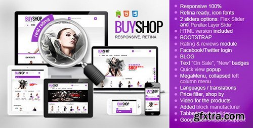 ThemeForest - BuyShop v2.1 - Responsive Retina ready PrestaShop theme