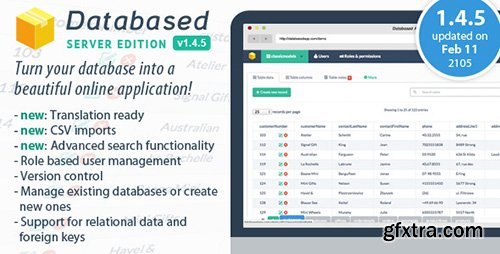 CodeCanyon - Database Application Platform v1.4.5