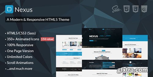ThemeForest - Nexus - Responsive Multipurpose HTML5 Template - RIP