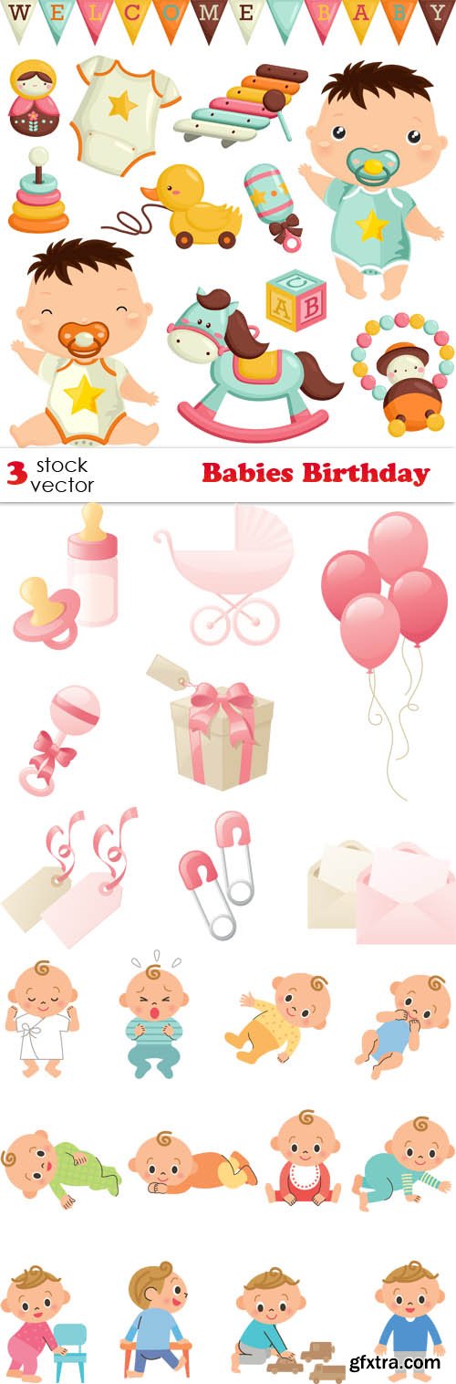 Vectors - Babies Birthday