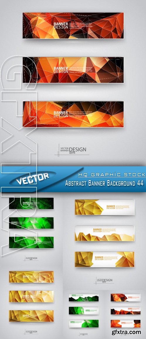 Stock Vector - Abstract Banner Background 44