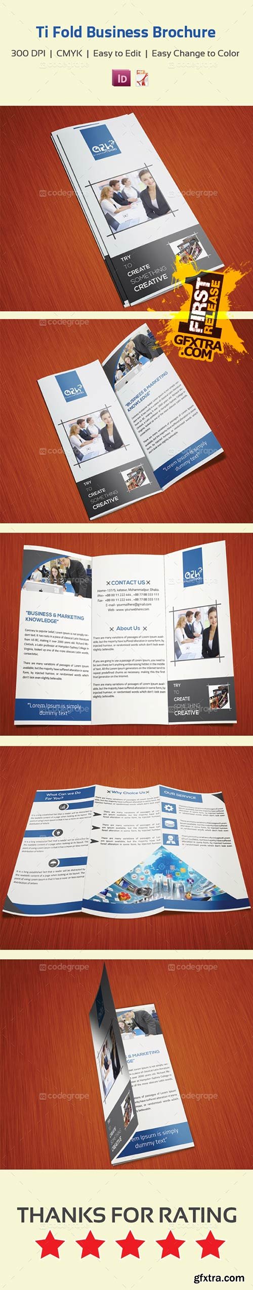 CodeGrape - Tri Fold Business Brochure 5270