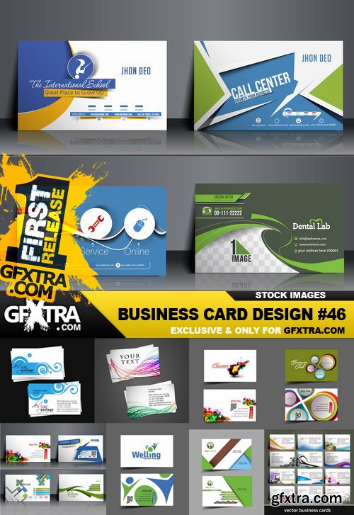 Business Card Design #46 - 25 Vector