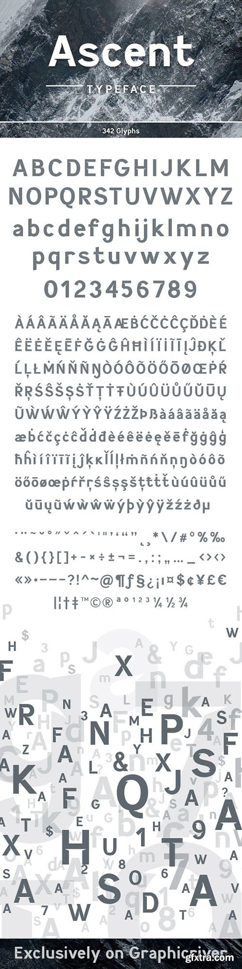 GraphicRiver - Ascent Typeface 9929760