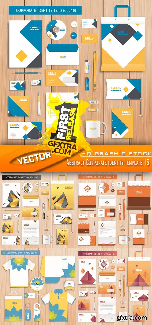 Stock Vector - Abstract Corporate identity template 15