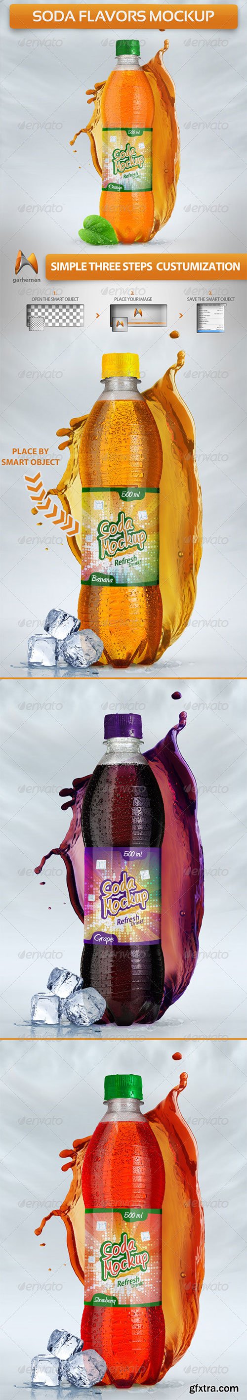 GraphicRiver - Soda Flavors Mock-Up