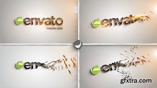 Videohive Clean Part Logo Intro 8454537