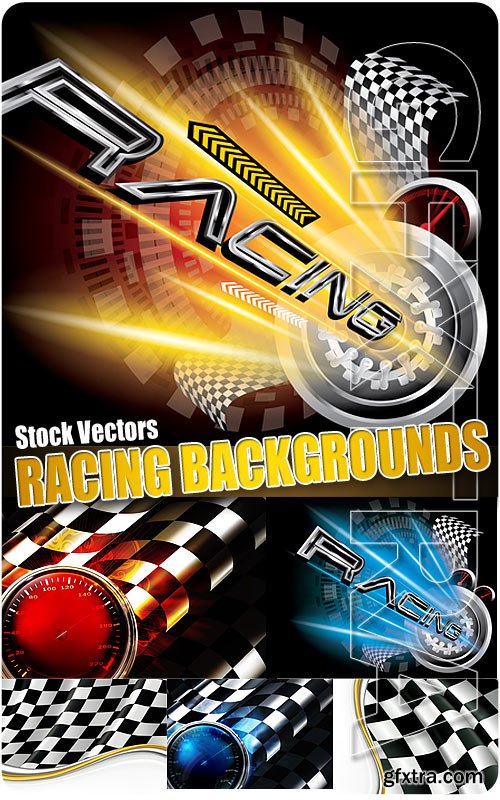 Racing backgrounds - Stock Vectors
