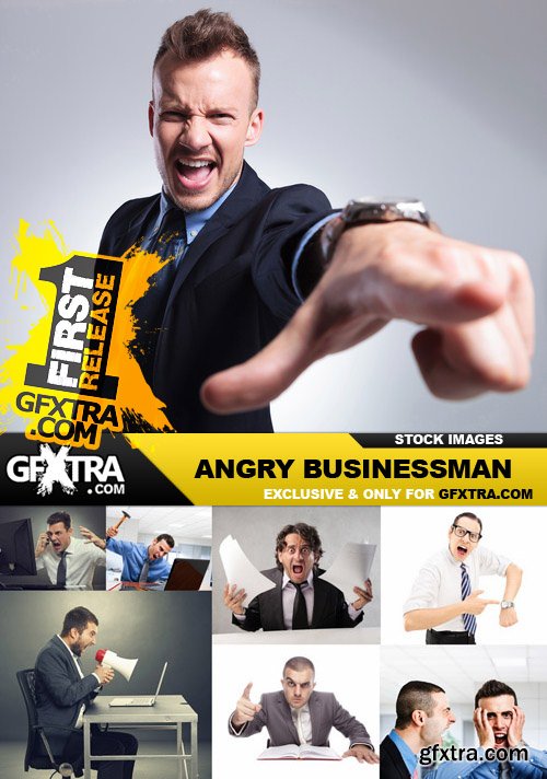 Angry Businessman - 25 HQ Images