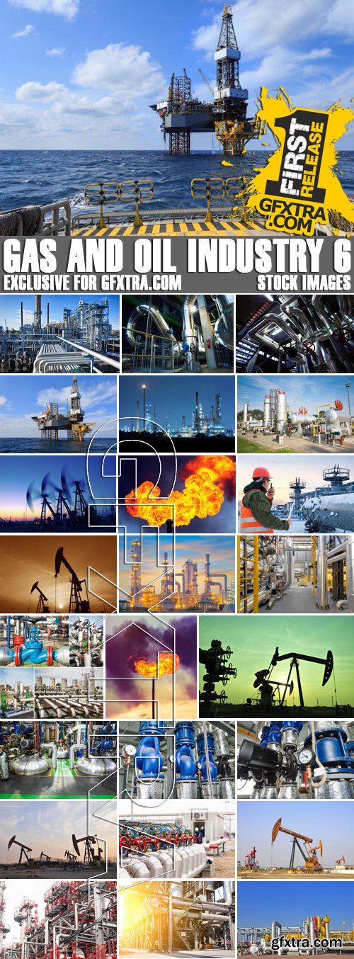 Stock Photos - Gas and oil industry 6, 25xJPG