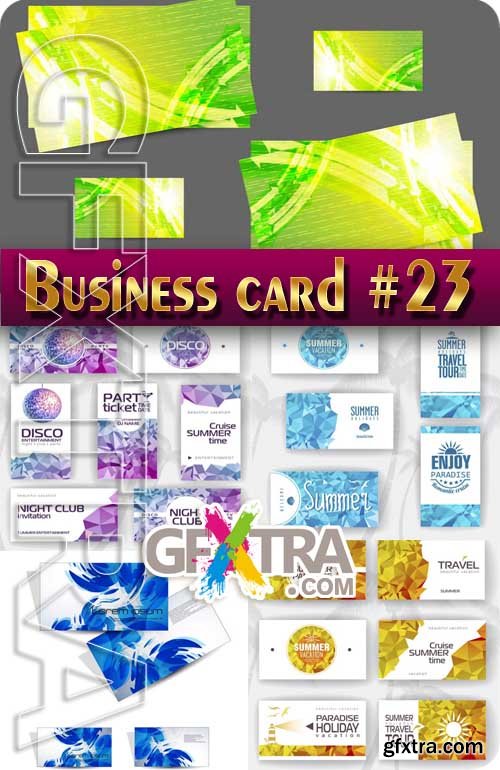 Business Cards #23 - Stock Vector