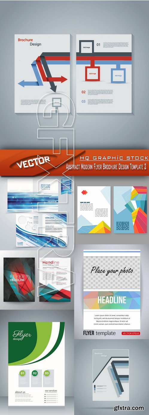 Stock Vector - Abstract Modern Flyer Brochure Design Template 2