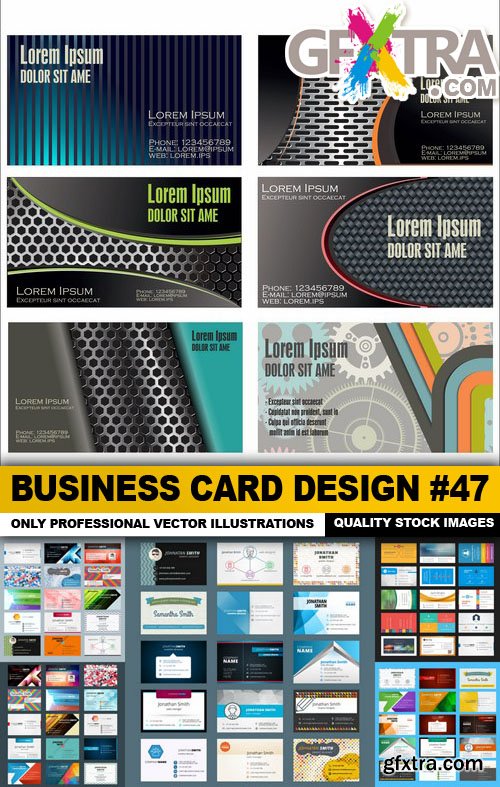 Business Card Design #47 - 25 Vector