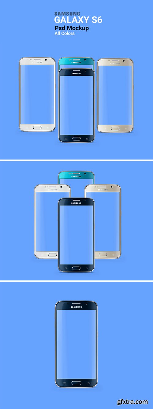 PSD Mock-Up\'s - Samsung Galaxy S6