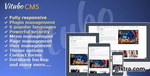 CodeCanyon - Vitubo CMS v2.3 - PHP Content Management System