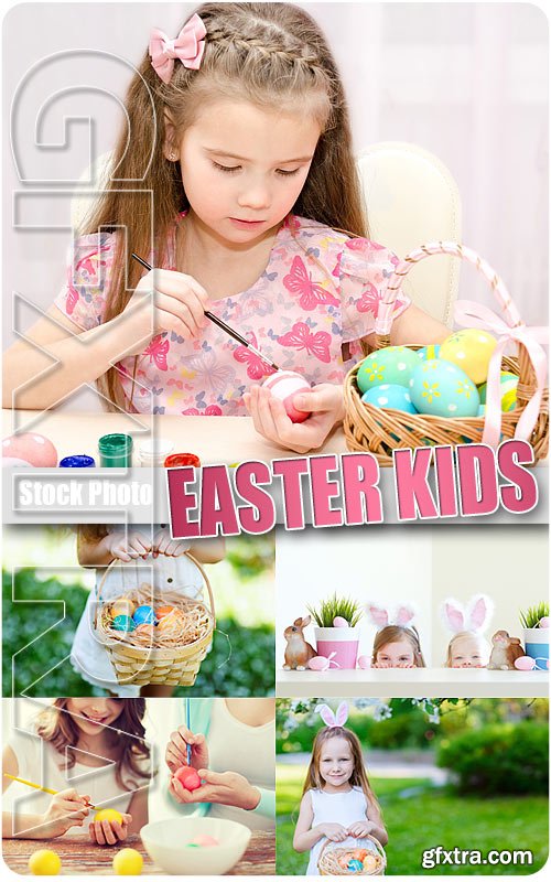 Easter kids - UHQ Stock Photo
