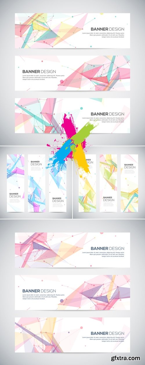 Abstract Banners Vector 2