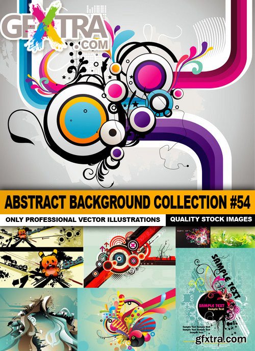 Abstract Background Collection #54 - 20 Vector
