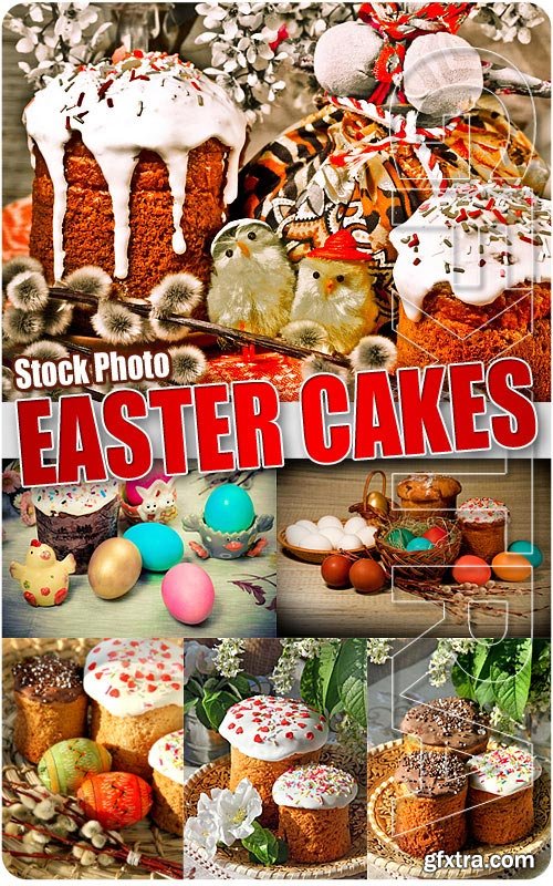 Easter cakes 4 - UHQ Stock Photo