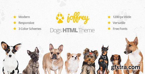 ThemeForest - Joffrey - An HTML Template for Dog Lovers - RIP