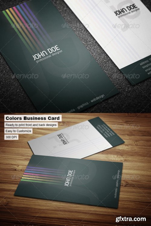 GraphicRiver - Colors Business Card - 43172